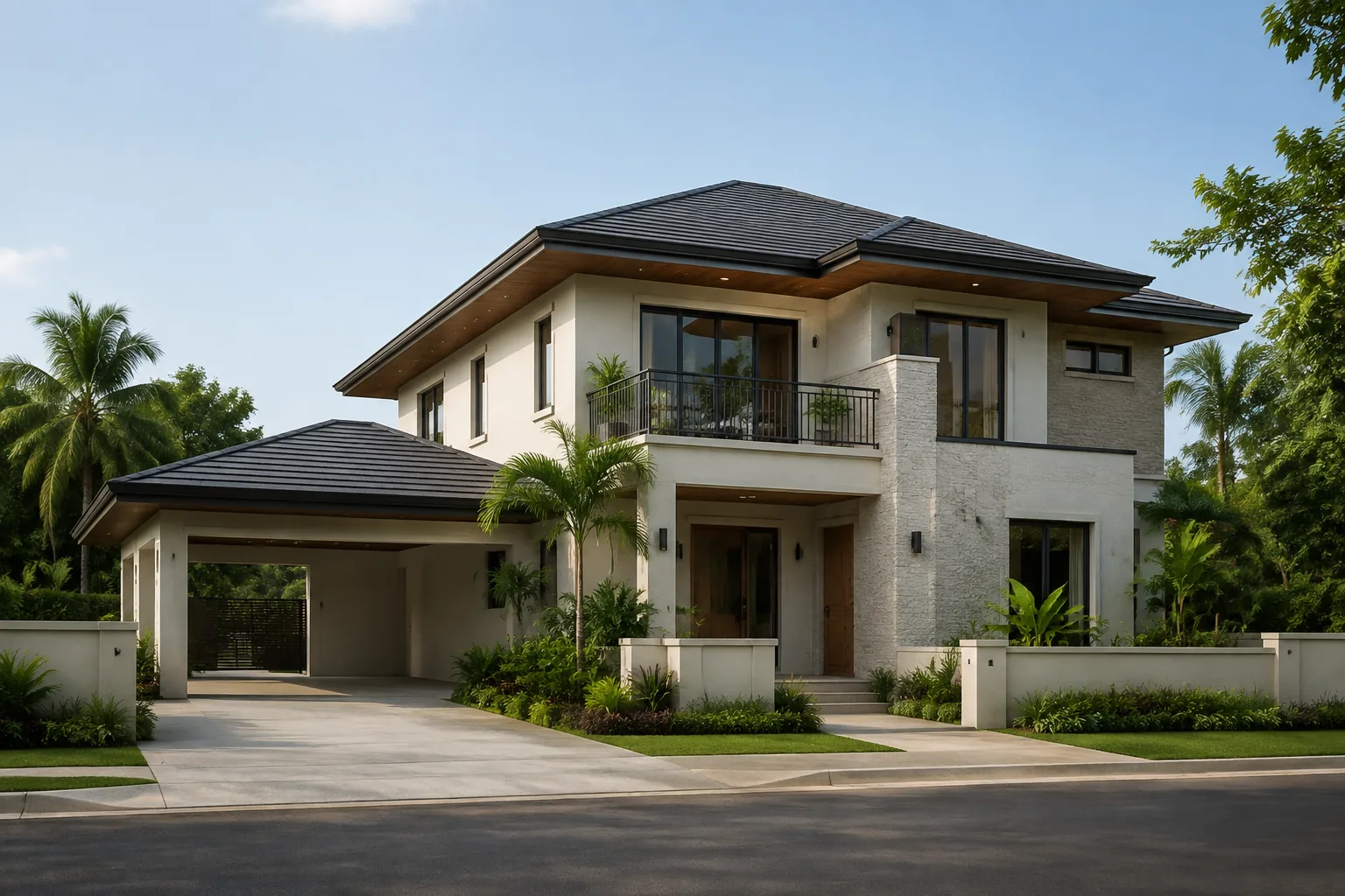 Stone & Light Residence — architectural concept, primary view