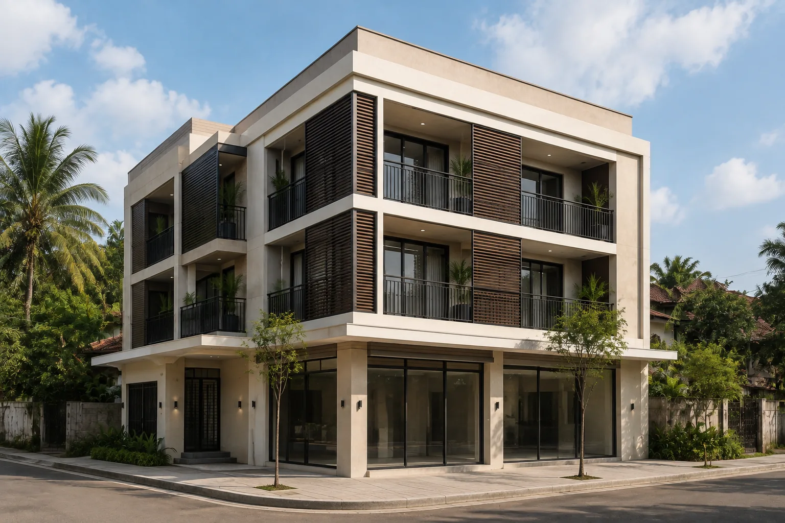 Cornerstone Mixed-Use — architectural concept, second view