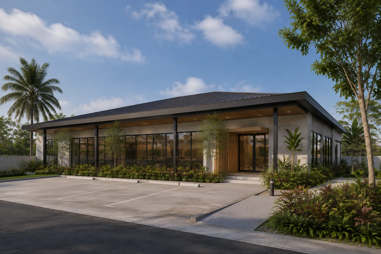 Neighborhood Workspace — architectural concept, second view