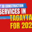 Top 10 Construction Services in Tagaytay for 2025