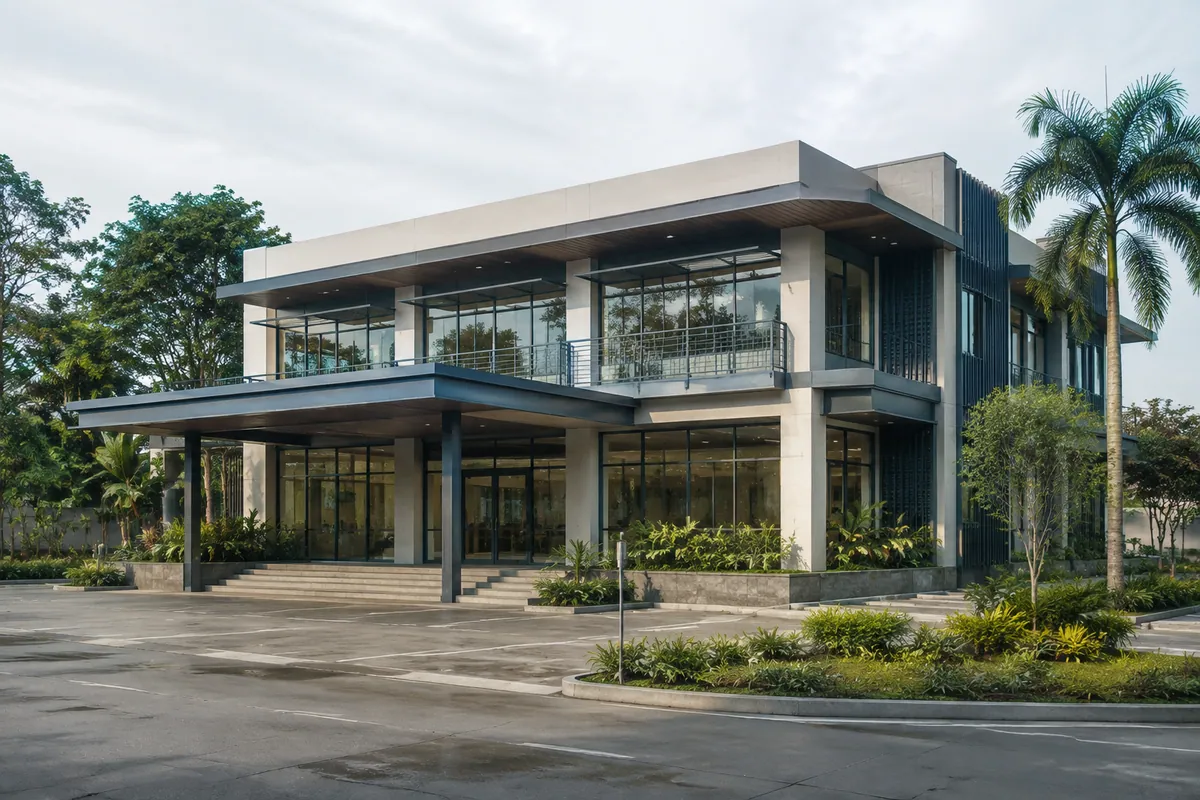 How to Choose a Construction Company in Laguna: 2026 Guide 4 Concept render of a small commercial and office building for Laguna project planning