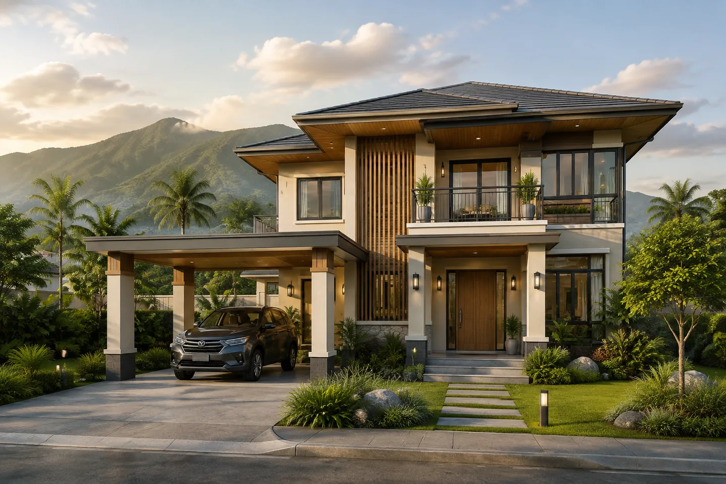 How to Choose a Construction Company in Laguna: 2026 Guide 1 Concept render of a contemporary tropical home for Laguna construction planning