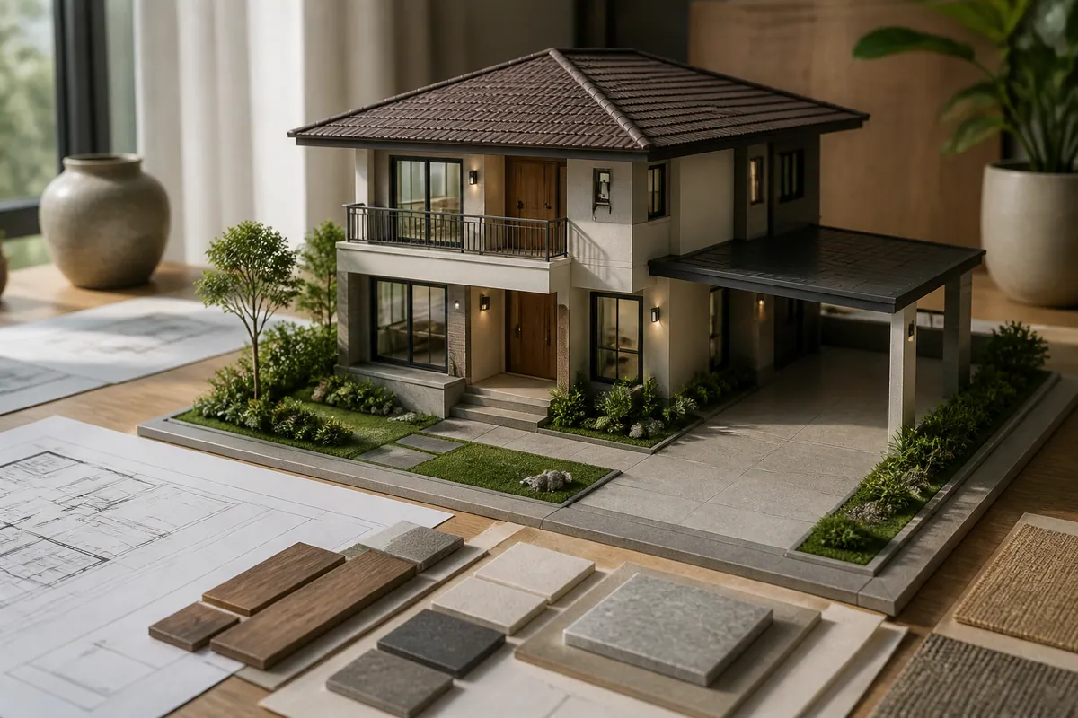 How to Choose a Construction Company in Laguna: 2026 Guide 5 Architectural scale-model concept for Laguna project planning