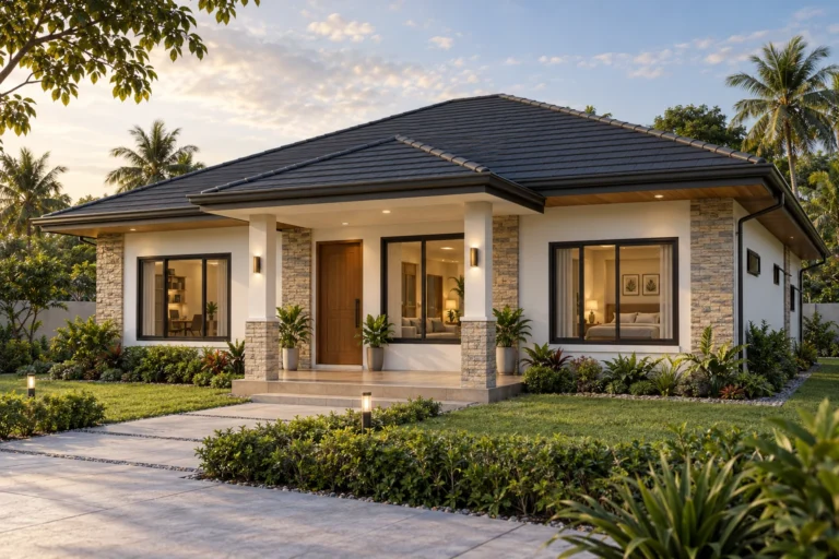 Original Nillasca bungalow architectural concept exterior